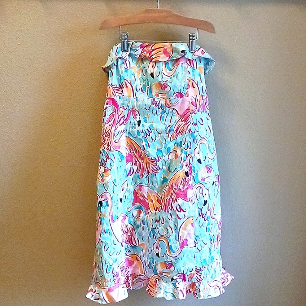 Lilly Pulitzer 100% Cotton Strapless Dress, Womens Size 4